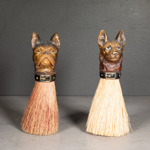 Early 19th c. German Dog Suit Brushes c. 1840-1860