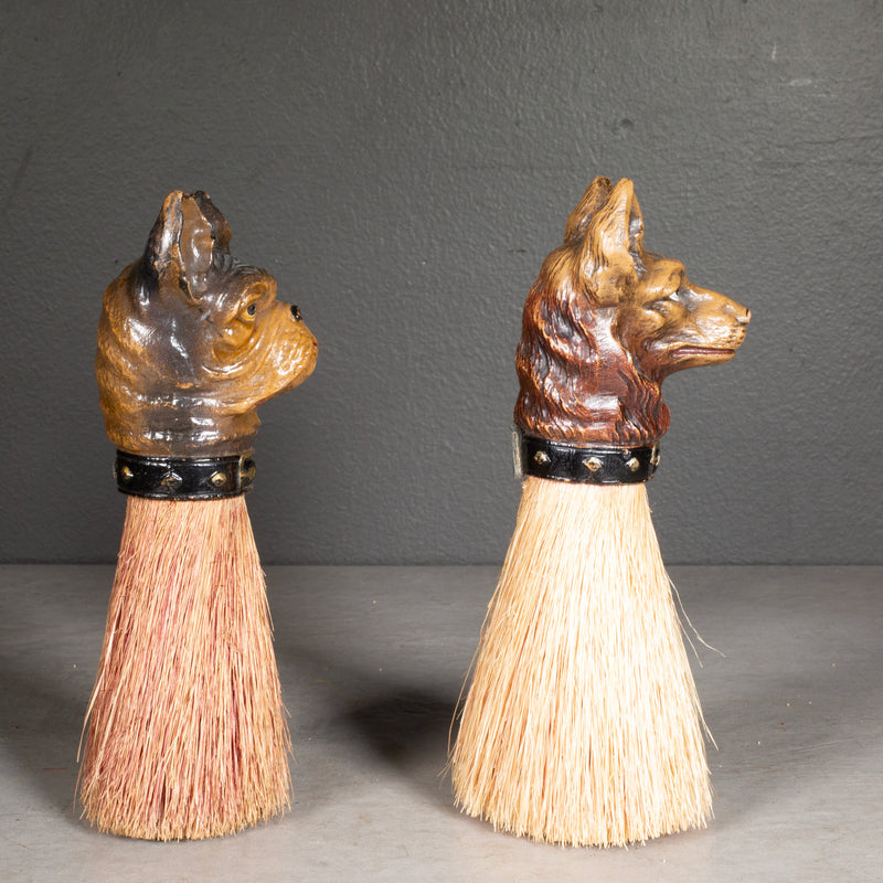 Early 19th c. German Dog Suit Brushes c. 1840-1860