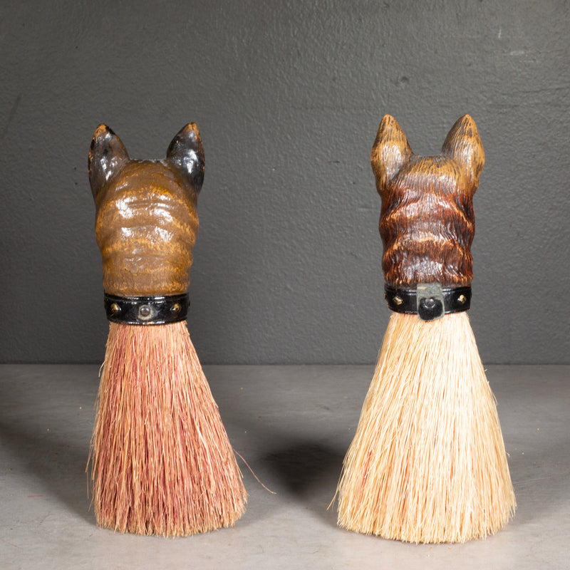 Early 19th c. German Dog Suit Brushes c. 1840-1860