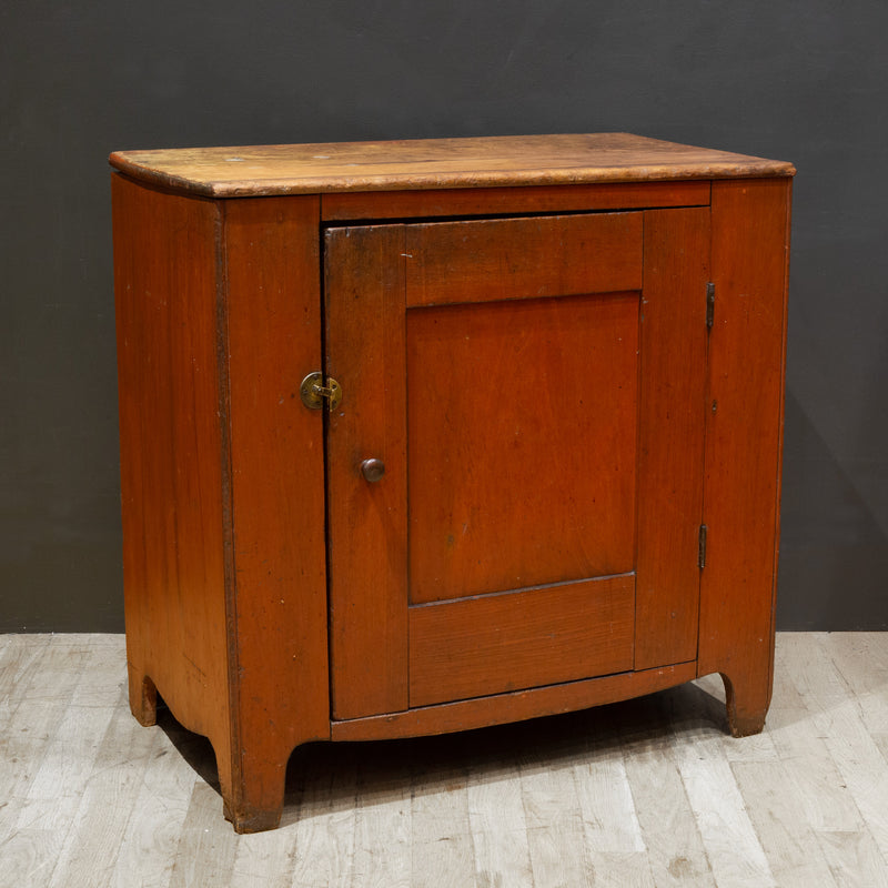 Early-Mid 19th c. Primitive Farmhouse Cabinet c.1820-1840