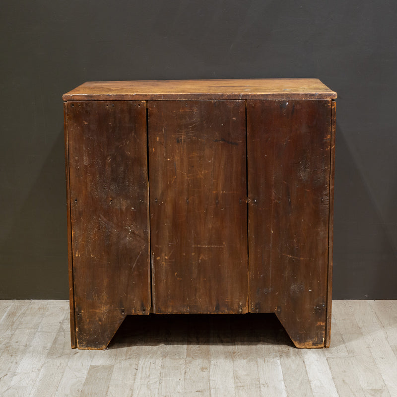 Early-Mid 19th c. Primitive Farmhouse Cabinet c.1820-1840