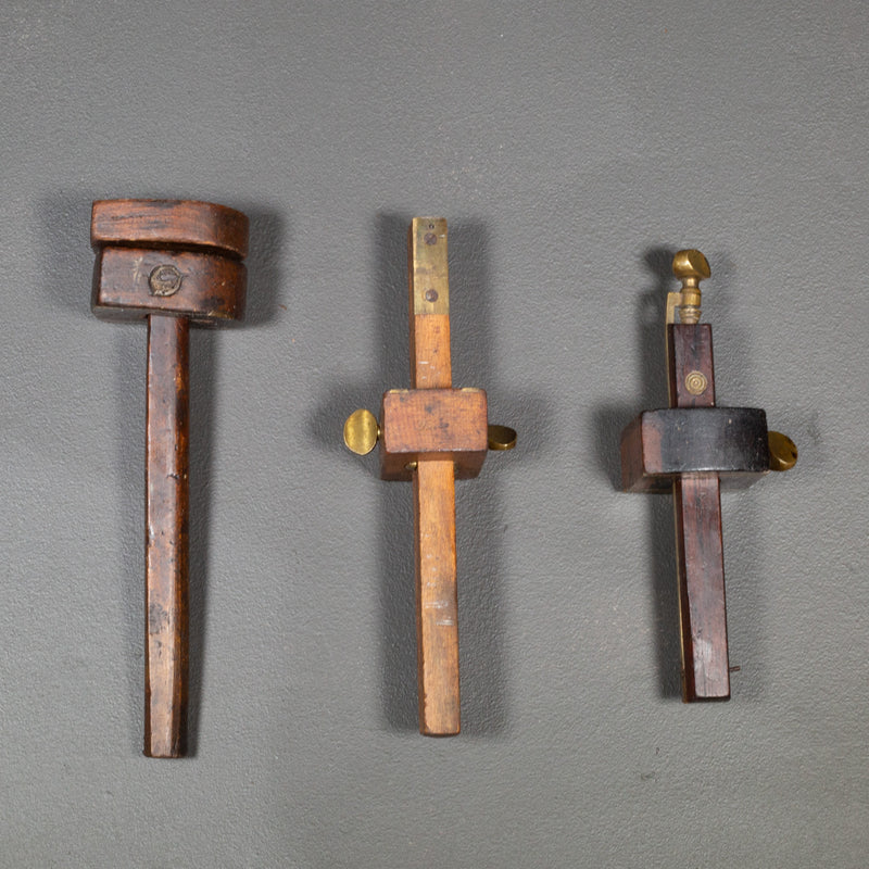 Collection of 19th c. Mortise Marking Guages