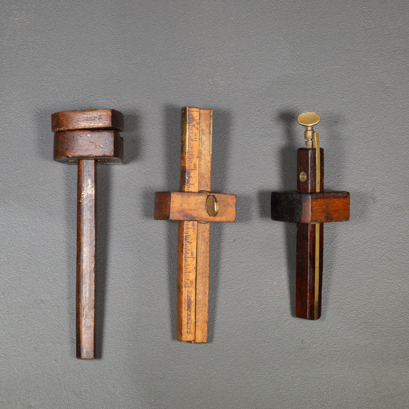 Collection of 19th c. Mortise Marking Guages