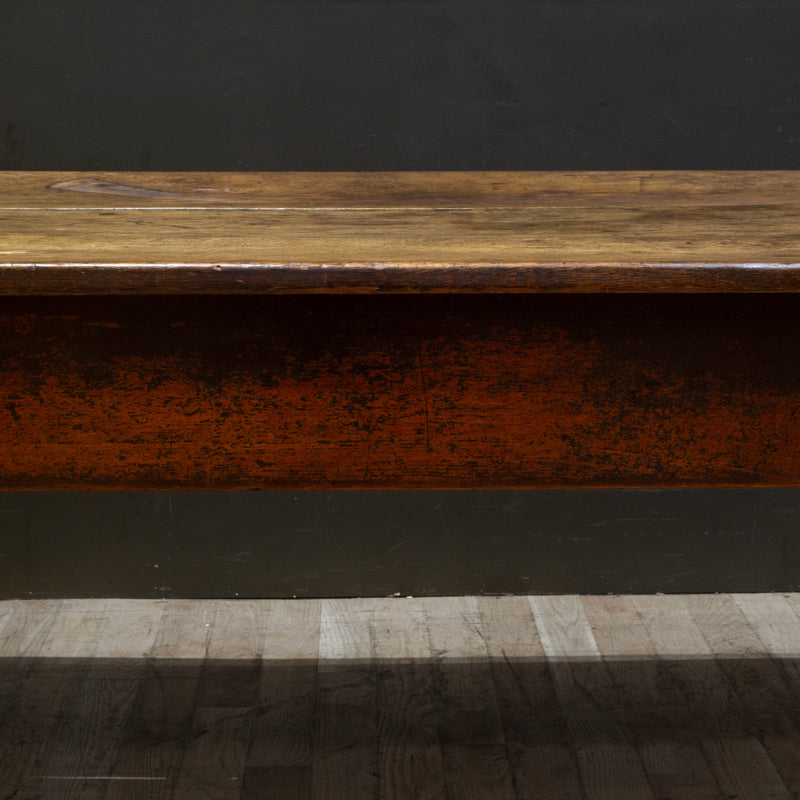 19th c. Rustic Farmhouse Table with Large Drawer c.1820-1880