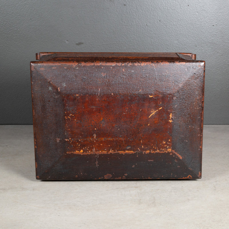 19th c. Distressed Footed Box