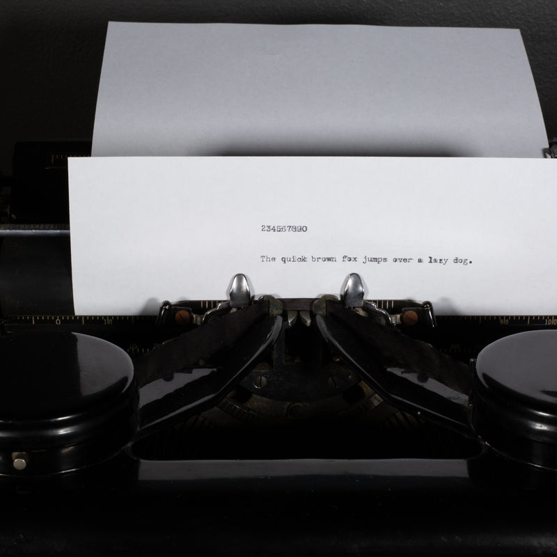 Antique Royal Standard Typewriter with Ribbon Covers c.1938