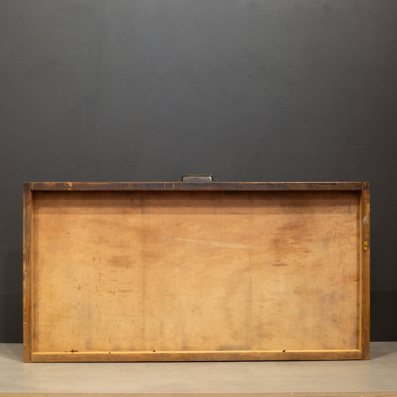 Antique Hamilton Typeset 24 Drawer Industrial Cabinet c.1920
