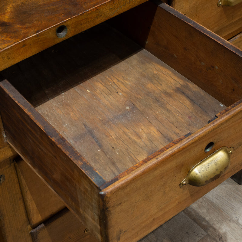 Early 20th c. E.H. Sheldon Industrial Science Class Lab Workbench c.1920