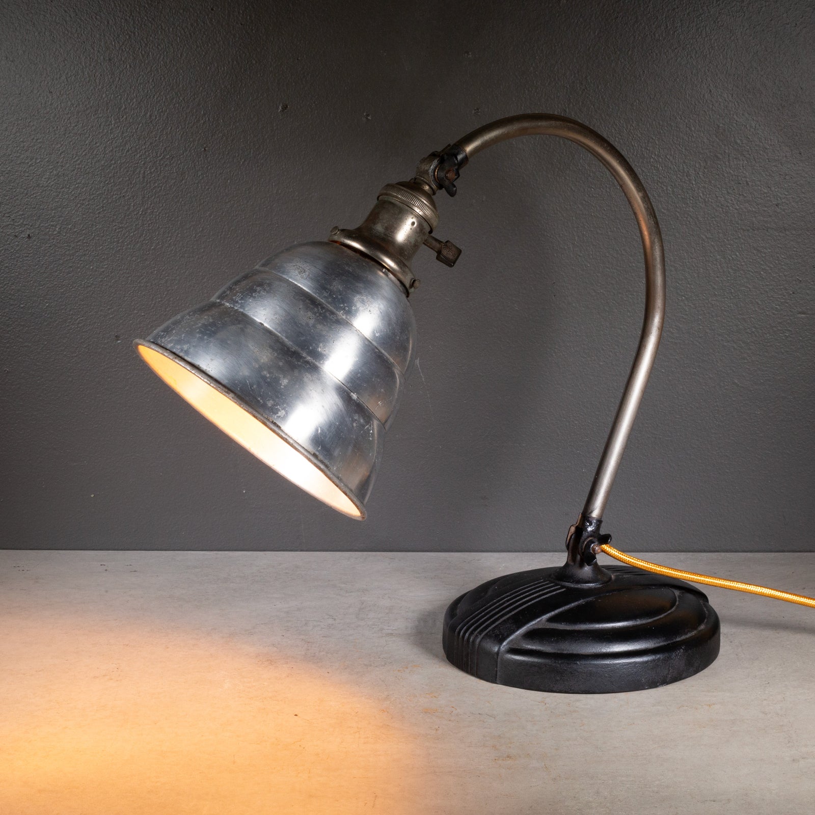 Antique Articulating Art Deco General Electric Table Lamp or