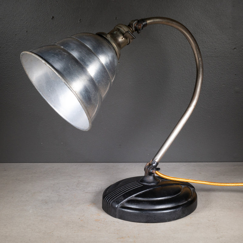 Antique Articulating Art Deco General Electric Table Lamp or Sconce c.1920