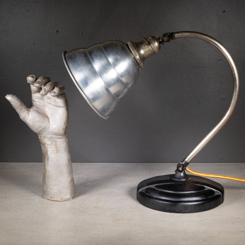 Antique Articulating Art Deco General Electric Table Lamp or Sconce c.1920