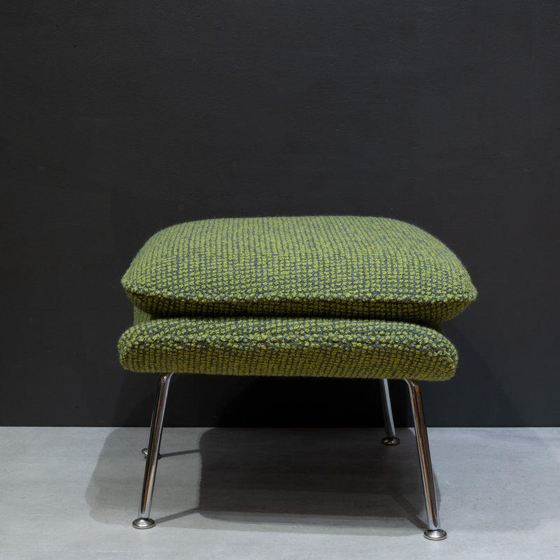 Reupholstered Womb Chair and Ottoman by Eero Saarinen for Knoll