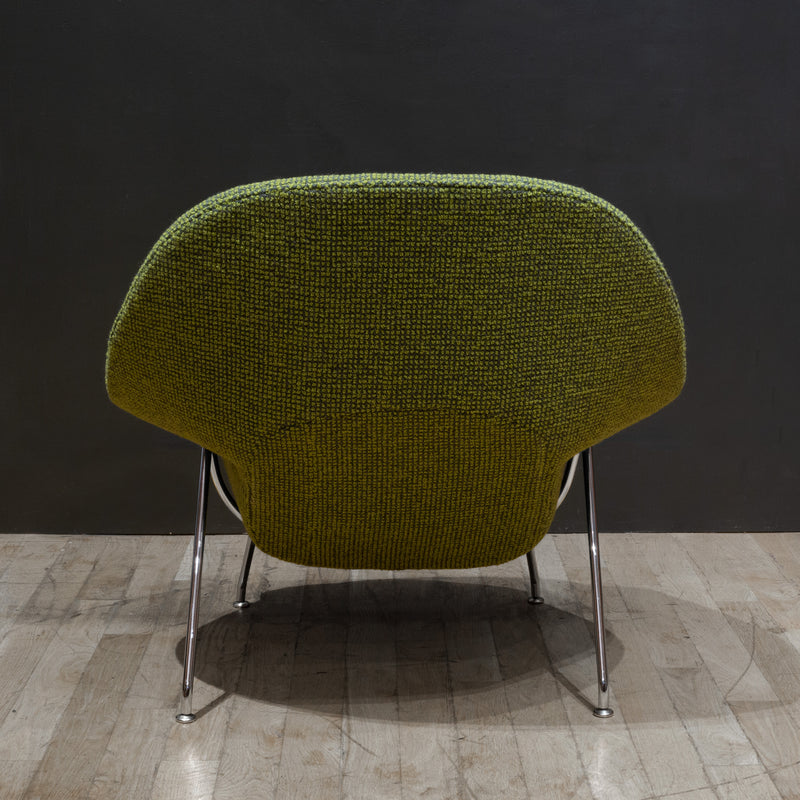 Reupholstered Womb Chair and Ottoman by Eero Saarinen for Knoll