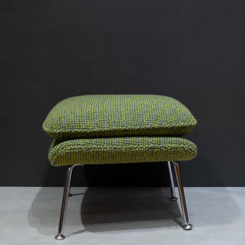 Reupholstered Womb Chair and Ottoman by Eero Saarinen for Knoll