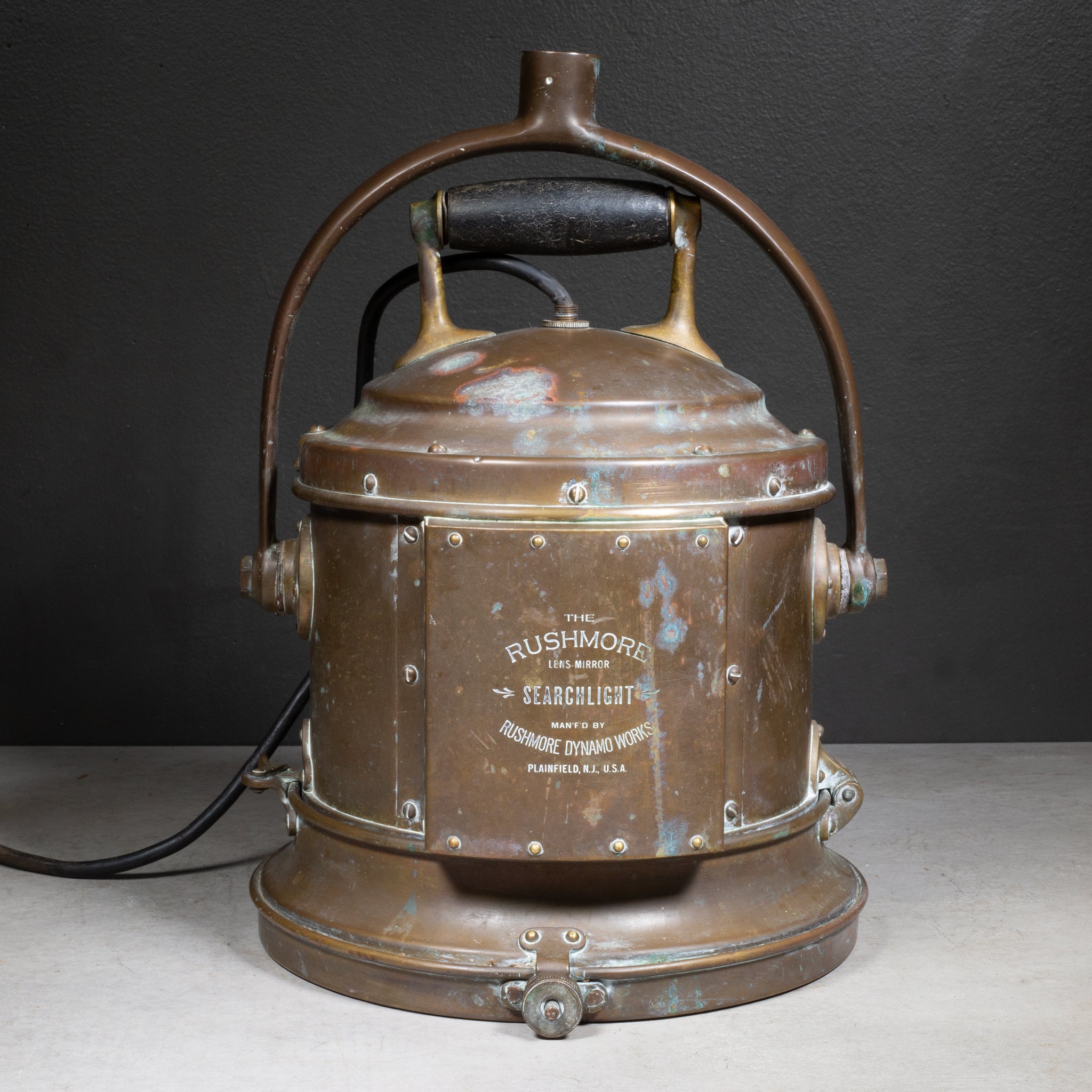 Antique The Rushmore Industrial Searchlight c.1905 | S16 Home