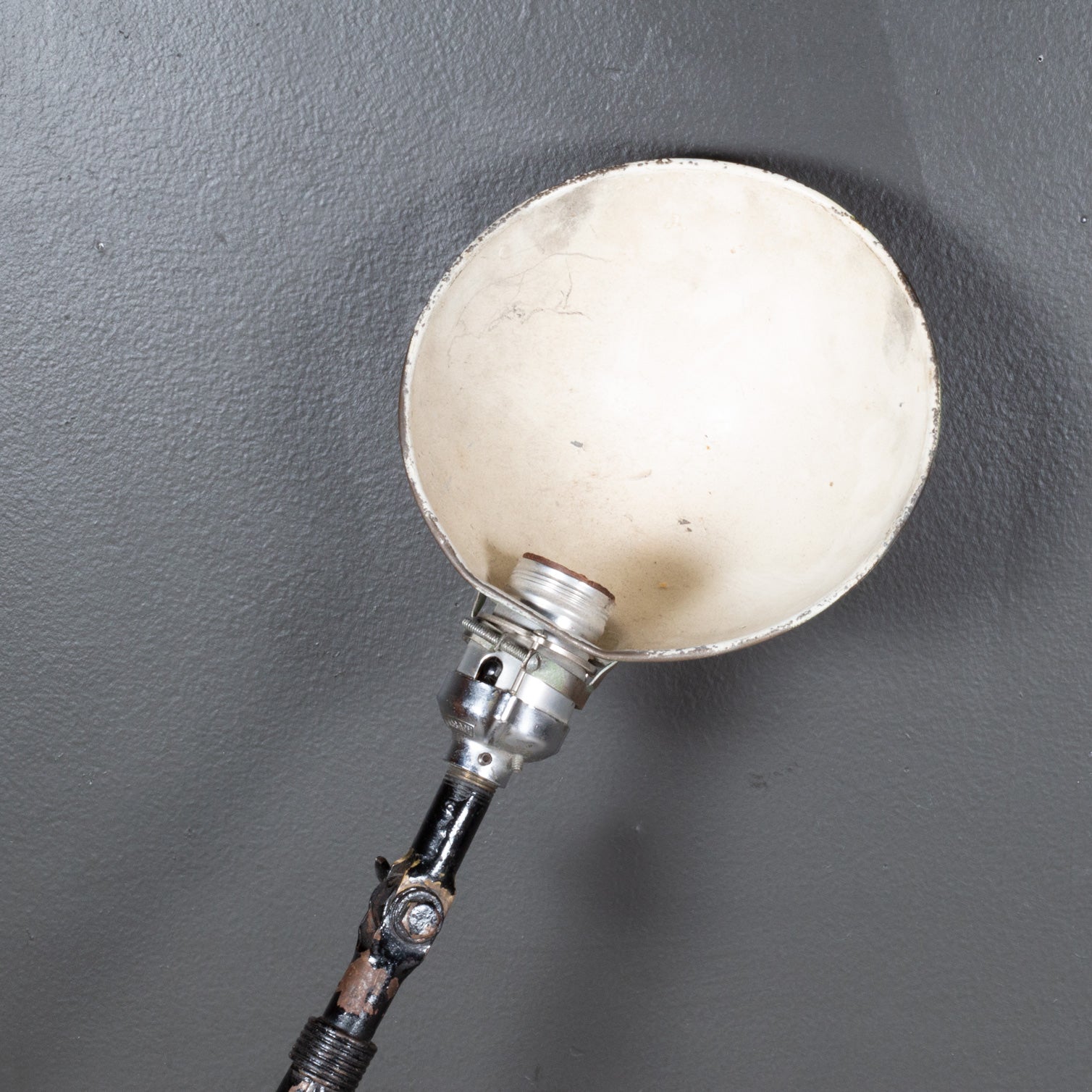 Vintage Ajusco Industrial articulated Work Light Task Lamp