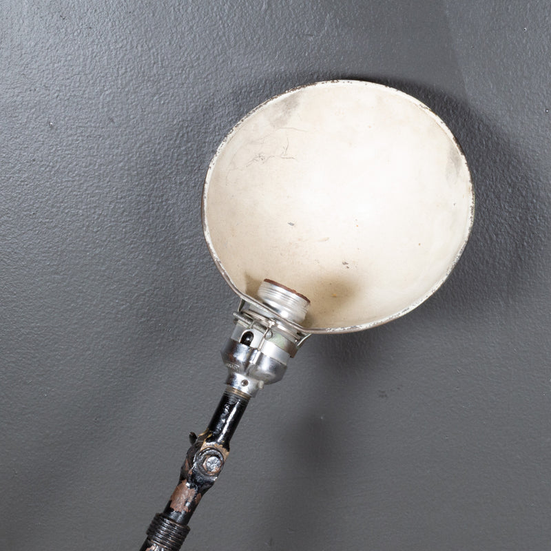 Vintage Ajusco Articulating Industrial Lamps c.1930-Two Available