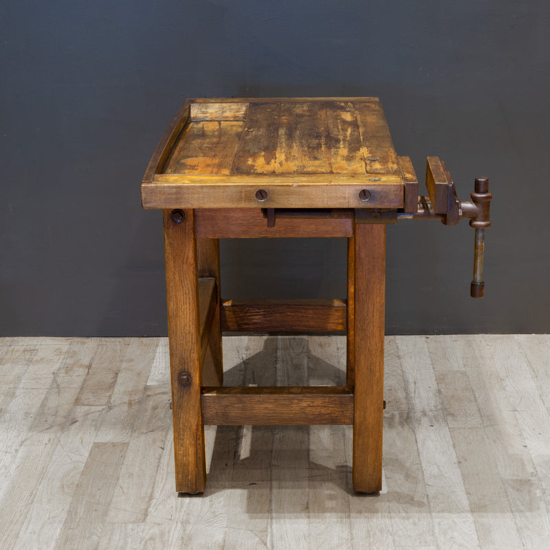 Antique Small Carpenter's Workbench c.1910-1930