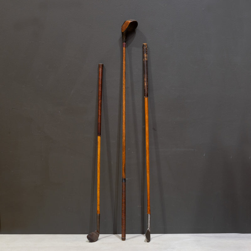 Anitique Wooden Golf Clubs c.1900