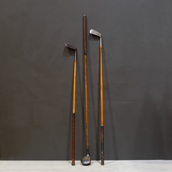 Anitique Wooden Golf Clubs c.1900