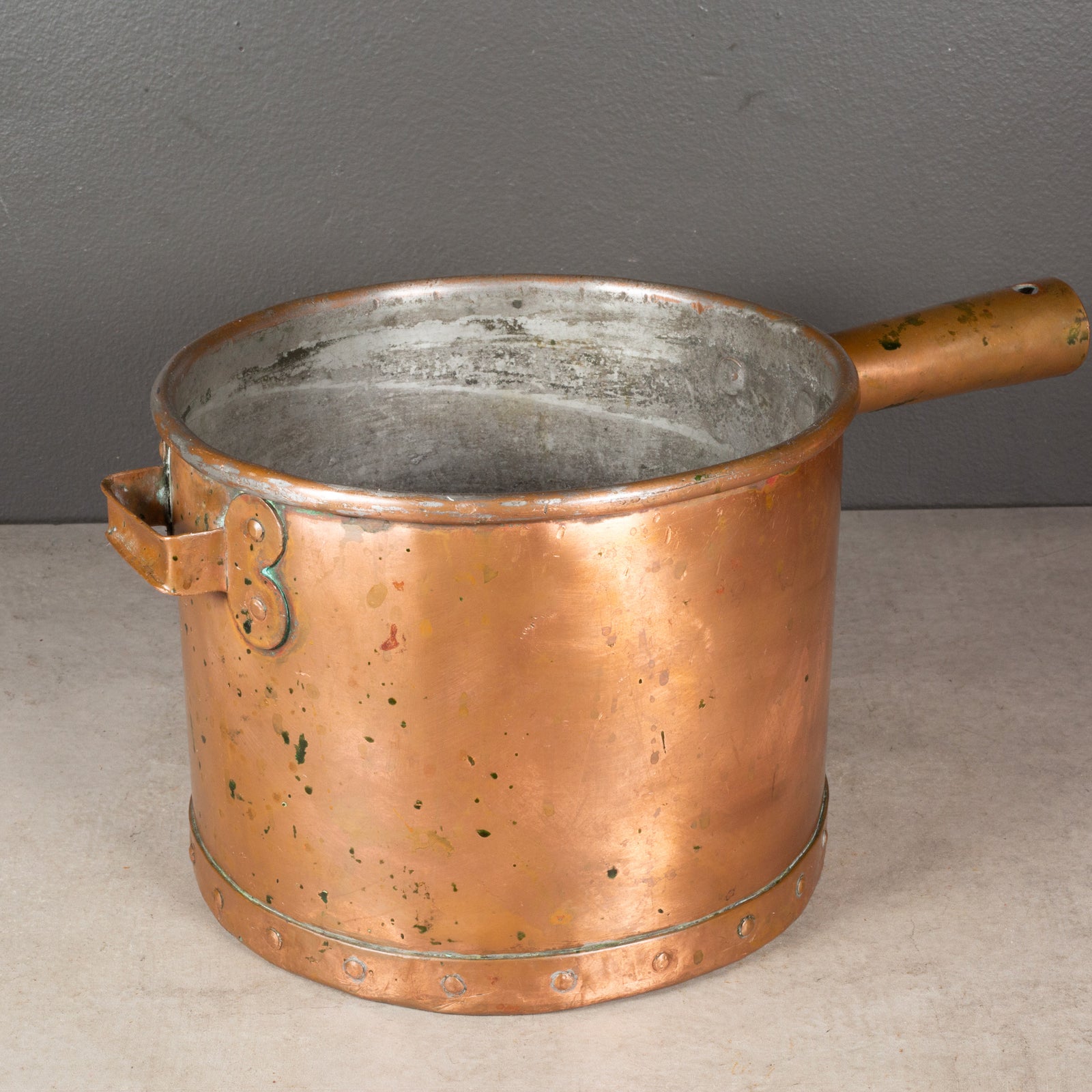 antique copper planter pots Late 19th/Early 20th century Copper Pot