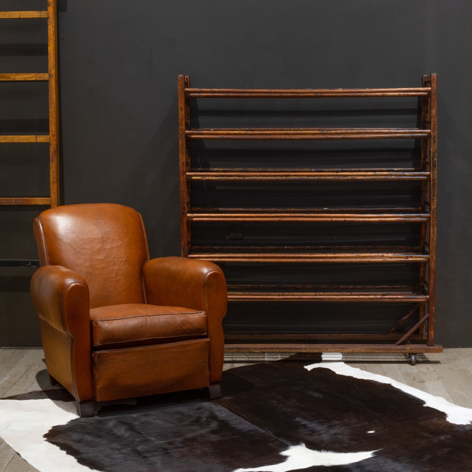 Late 19th c./Early 20th c. Cobbler's Factory Shoe Rack c.1880-1920