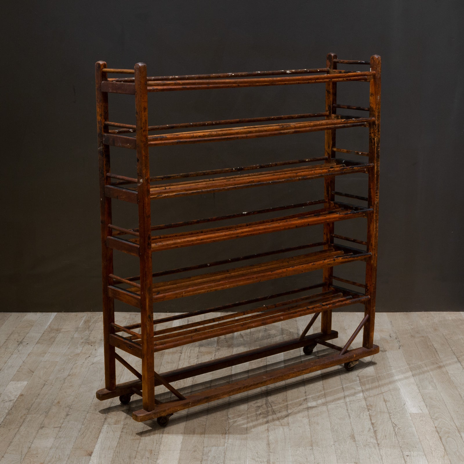 Late 19th c./Early 20th c. Cobbler's Factory Shoe Rack c