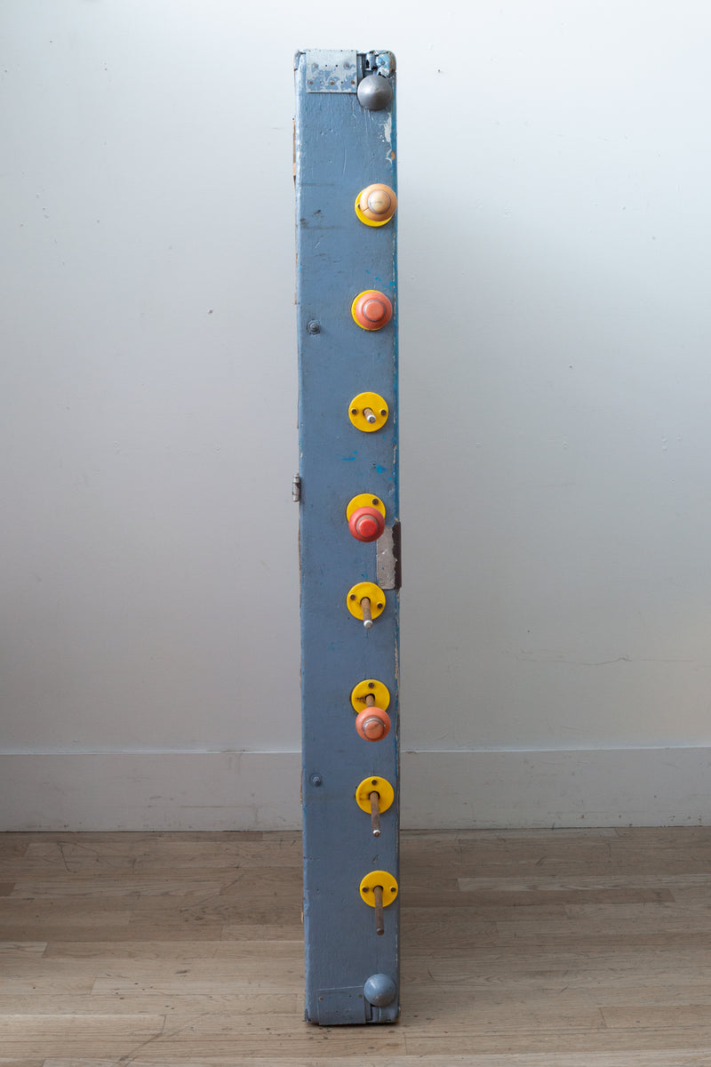 Early 20th c. Mexican Foosball Table Top c.1940s