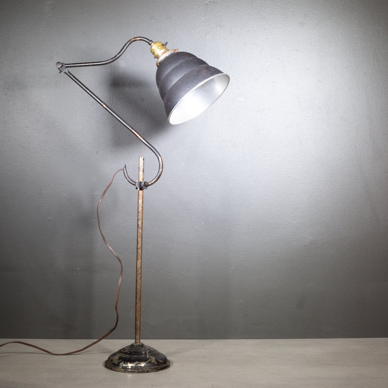 Antique Articulating Industrial Task Lamp c.1920-1940