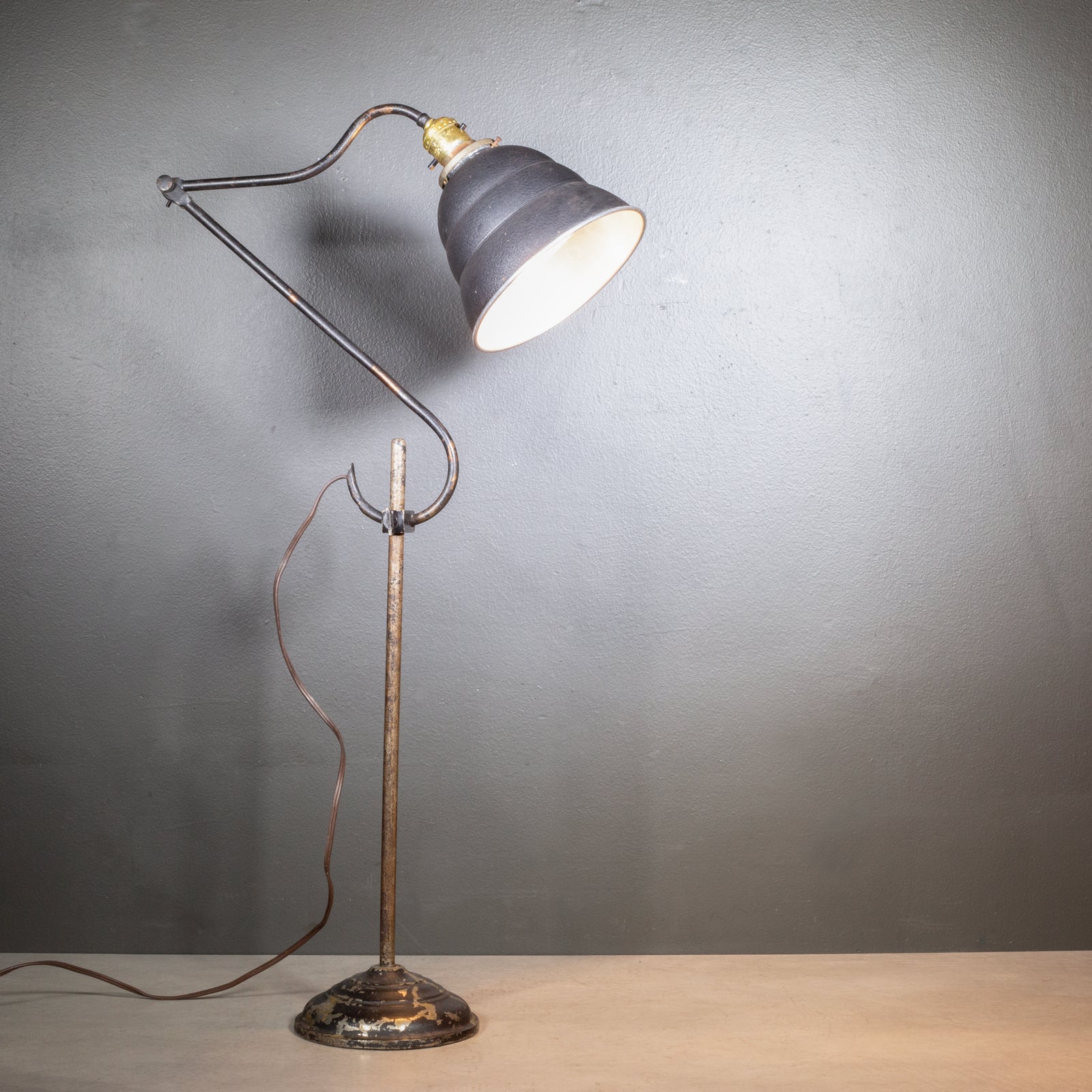 Antique Articulating Industrial Task Lamp c.1920-1940 | S16 Home