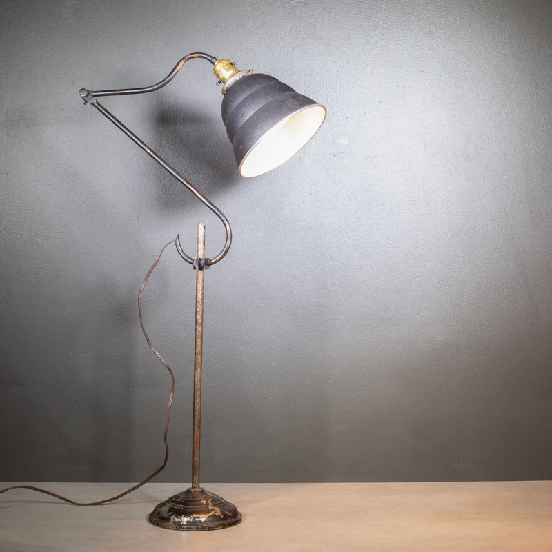 Antique Articulating Industrial Task Lamp c.1920-1940
