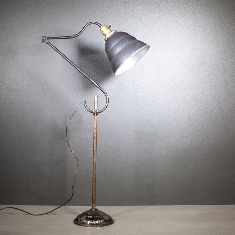 Antique Articulating Industrial Task Lamp c.1920-1940