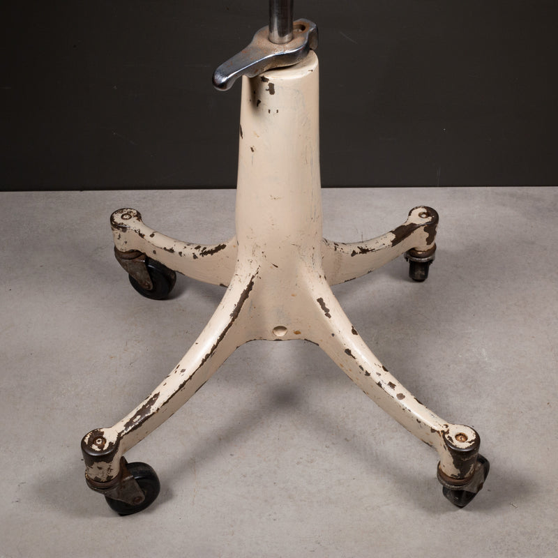 Adjustable Bausch & Lomb Optometrist Stool c.1930