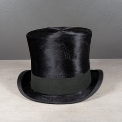 Antique Beaver Skin Top Hat c.1890-1920