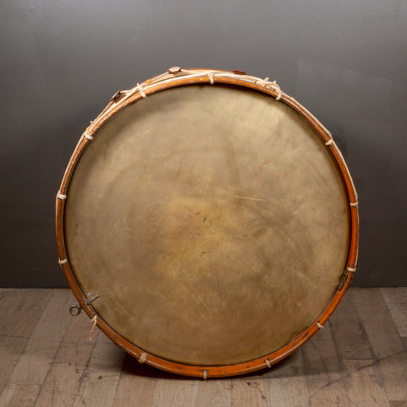 Large Antique Calfskin Begium Drum c.1900