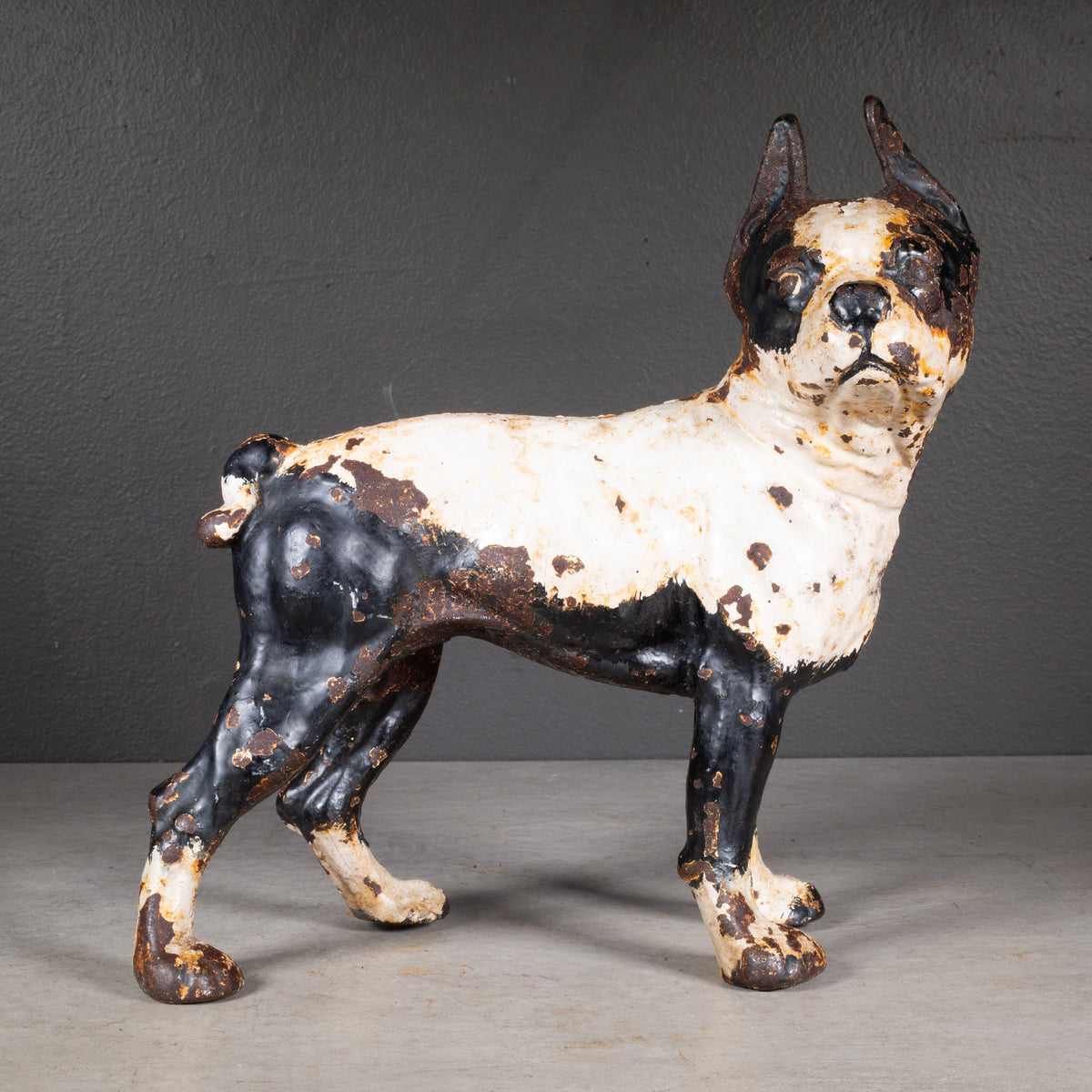 最終価格　ドアストッパー　ボストンテリア　ビンテージ　アンティーク　30's VINTAGE ANTIQUE BOSTON TERRIER DOOR STOPPER ヴィンテージ