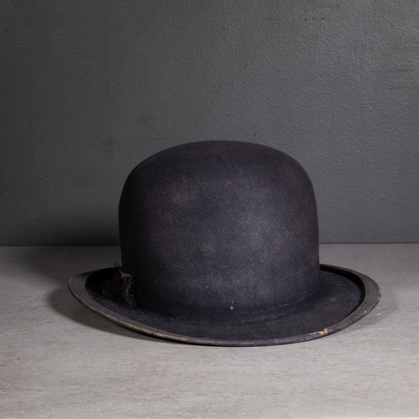 Antique Wool Bowler Hat c.1920-1940-ON HOLD