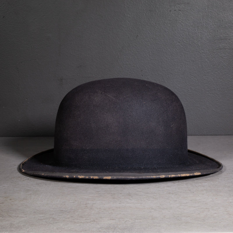 Antique Wool Bowler Hat c.1920-1940-ON HOLD