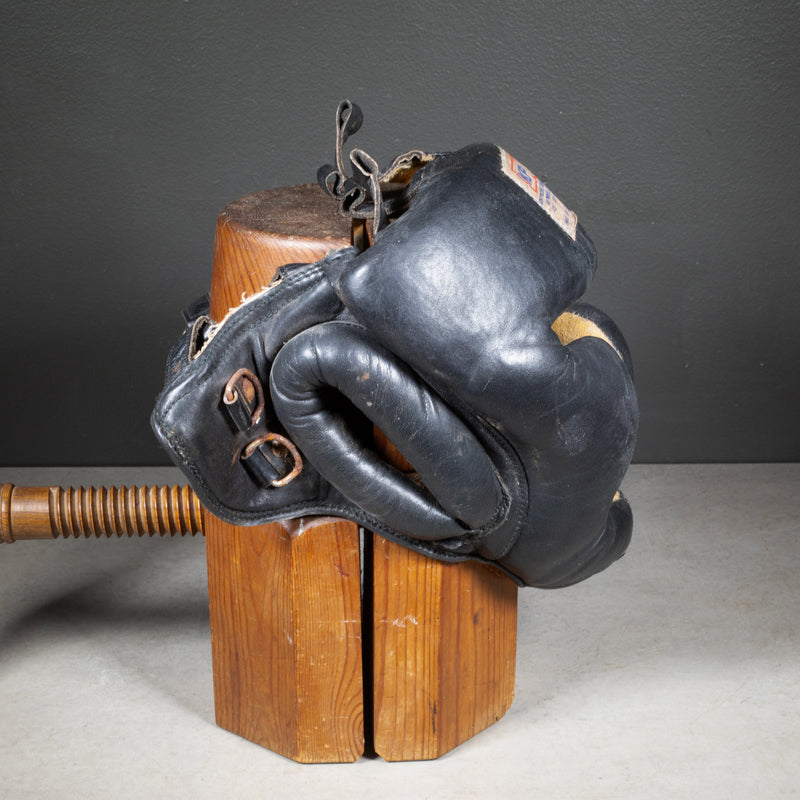 Antique Leather Boxing Training Mask c.1940