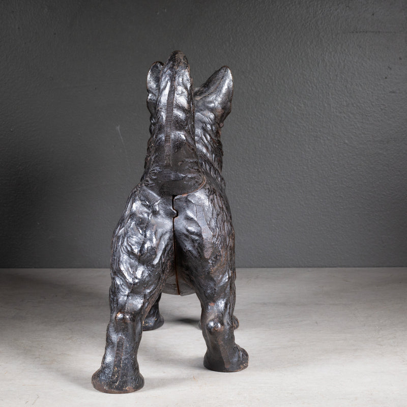 Cast Iron Scotty Dog Doorstop by Hubley c.1910-1940