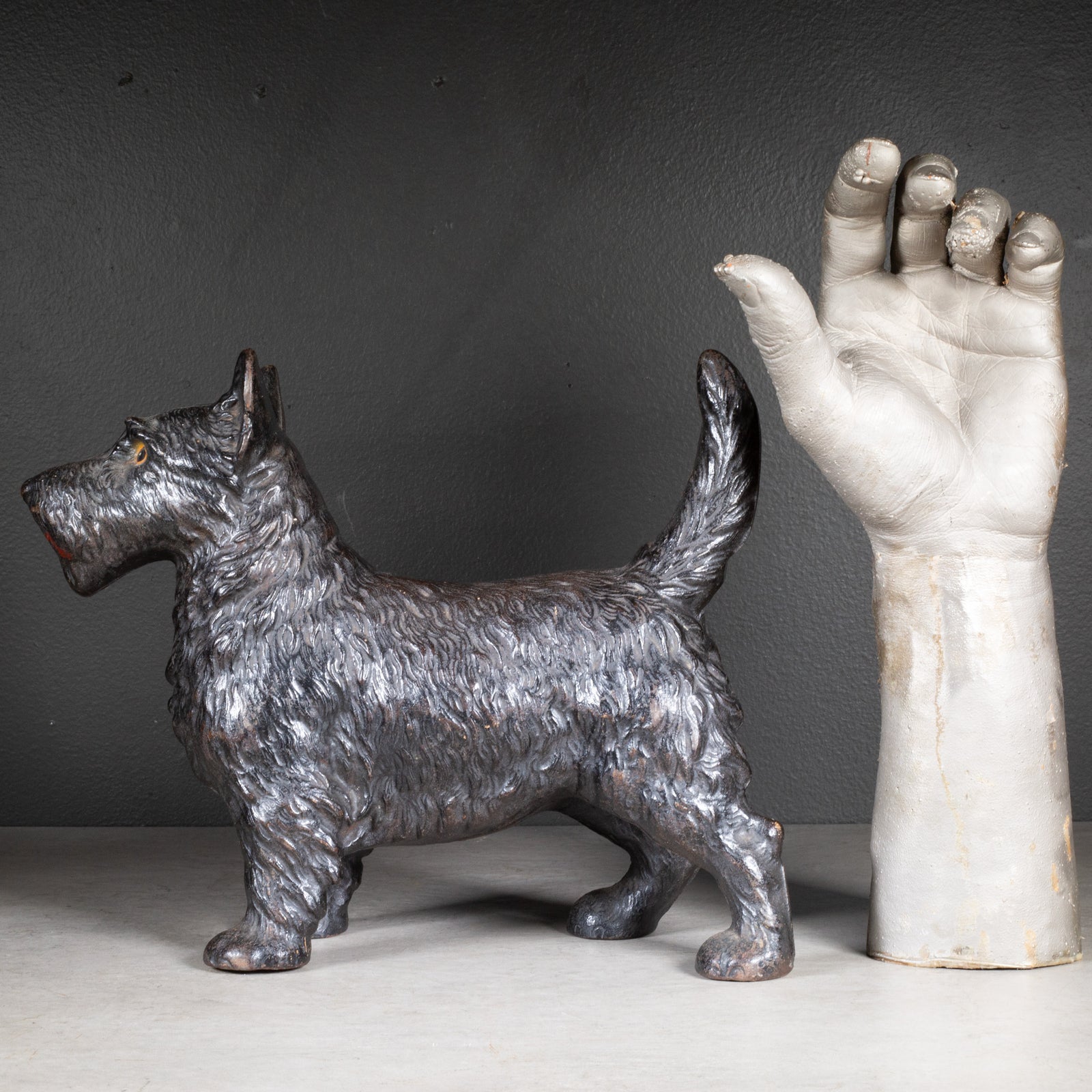 Cast Iron Scottish Terrier Doorstop by Hubley c.1910-1930 | S16 Home