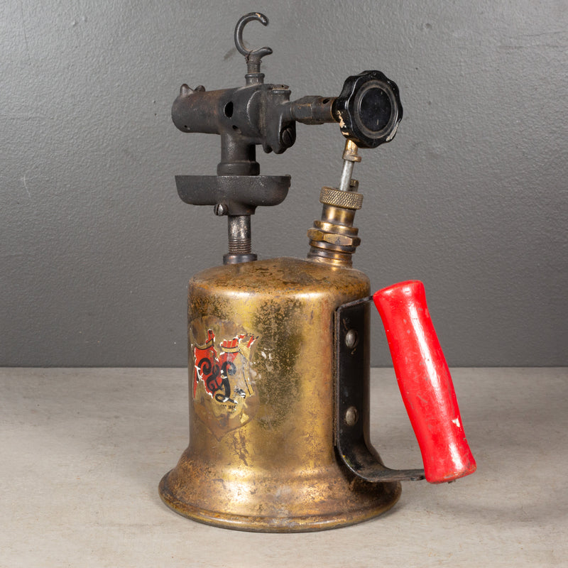 Antique Brass Plumber's Blowtorch c.1920