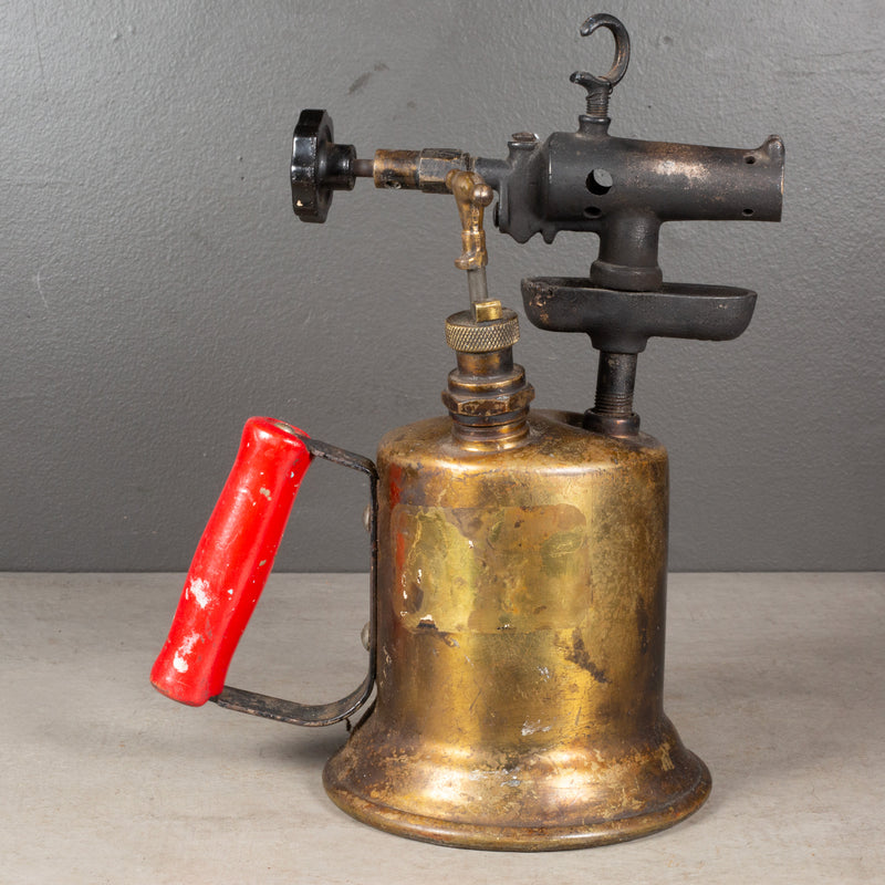 Antique Brass Plumber's Blowtorch c.1920