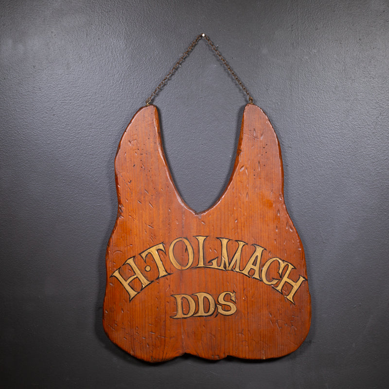 Hand Painted Dentist Trade Sign c.1940