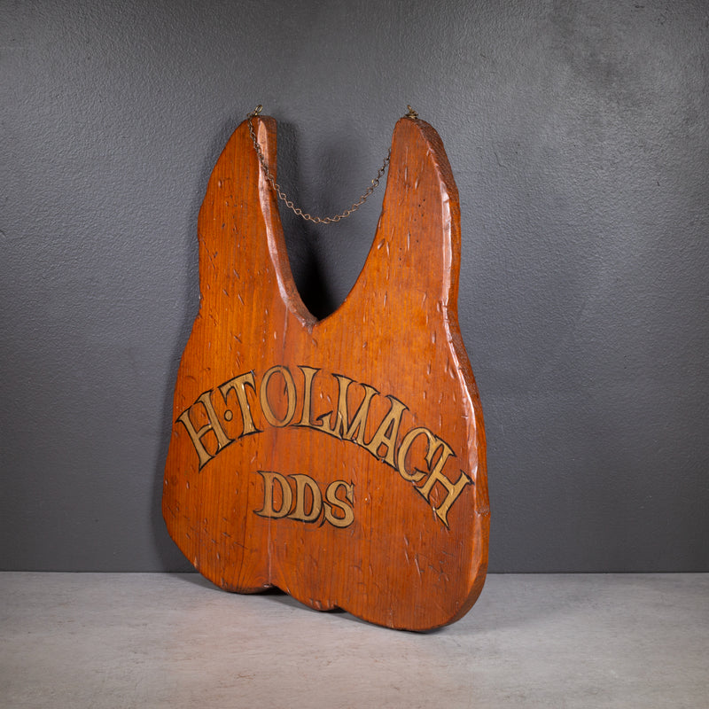 Hand Painted Dentist Trade Sign c.1940