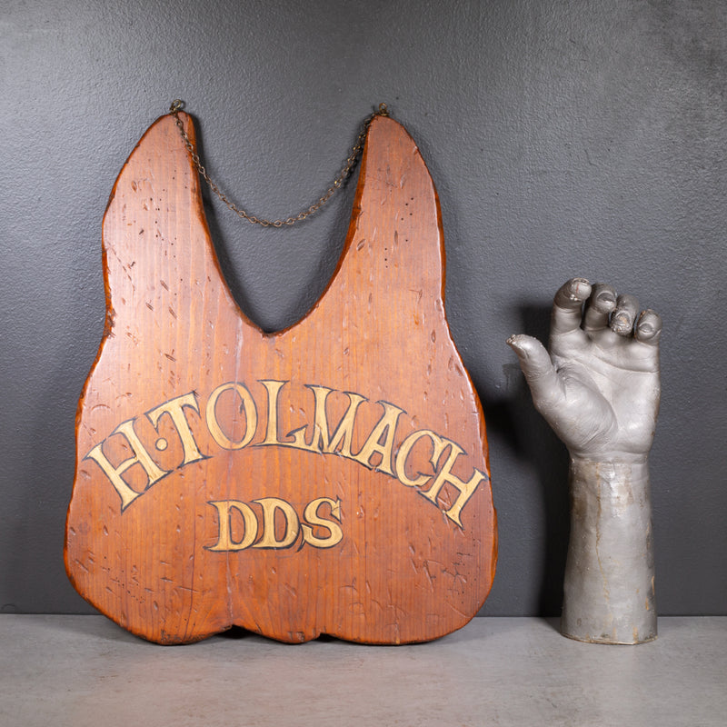 Hand Painted Dentist Trade Sign c.1940