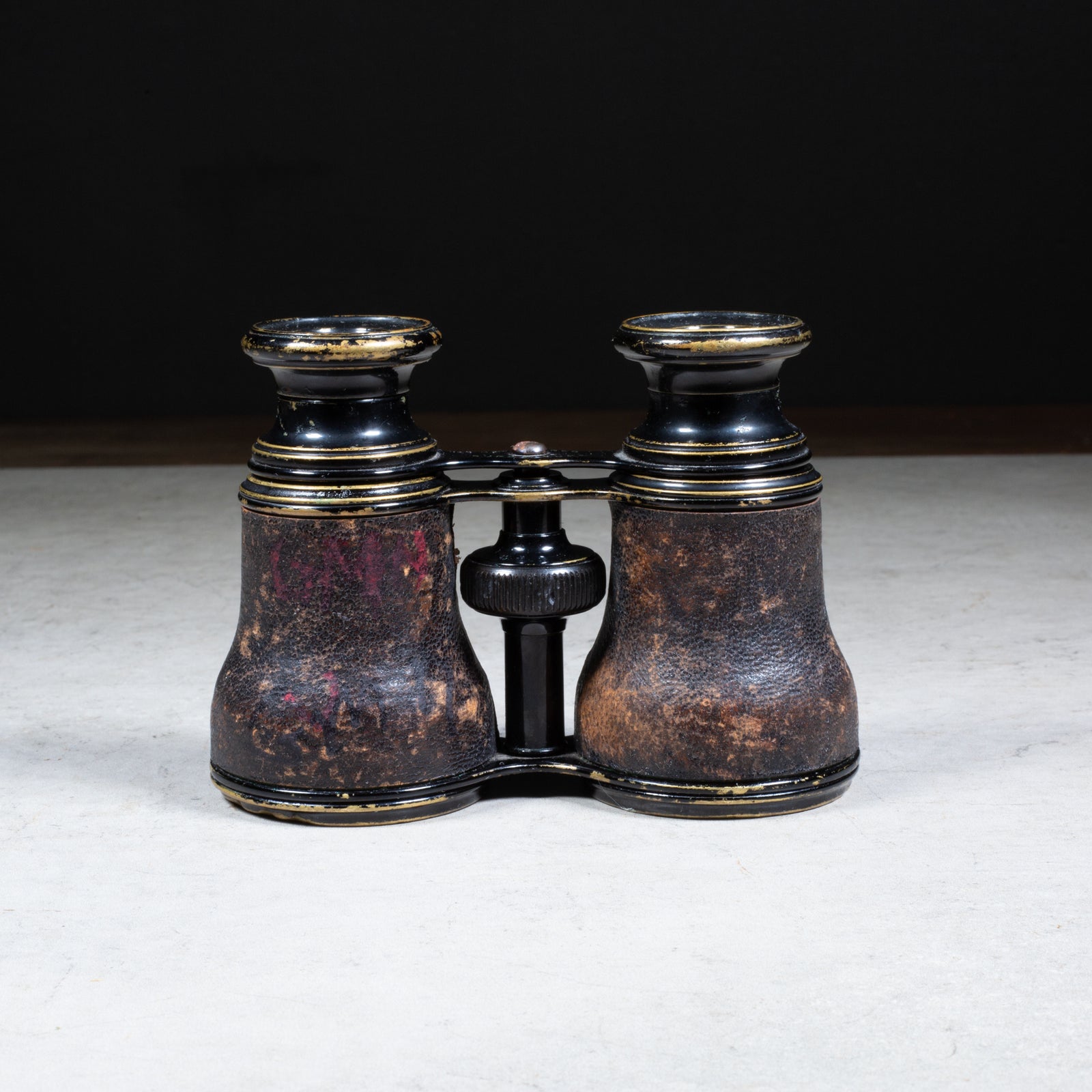 19th c. Leather Wrapped French Binoculars c.1880 | S16 Home