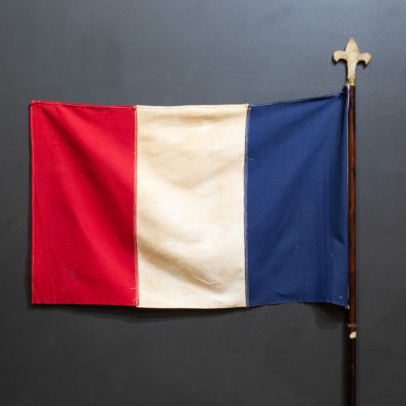 Antique French Flag with Fleur-de-Lis c.1800