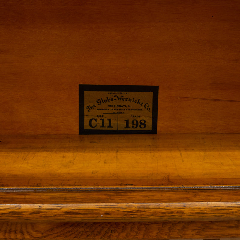 Early 20th c. Globe-Wernicke Quarter-Sawn Oak 6 Stack Lawyer's Bookcase c.1910