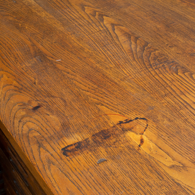 Antique Hamilton Typeset 24 Drawer Industrial Cabinet c.1920